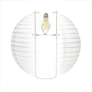 12 Inch Hang On Bulb Wire Frame Expanders for Paper Lanterns - Pack of 6