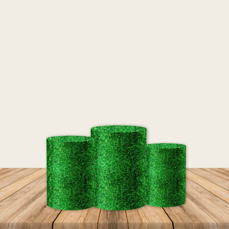 Boxwood Hedge Cylinder Covers Utility Pedestal Covers Plinth Cover Printed Fabric Pedestal Cover