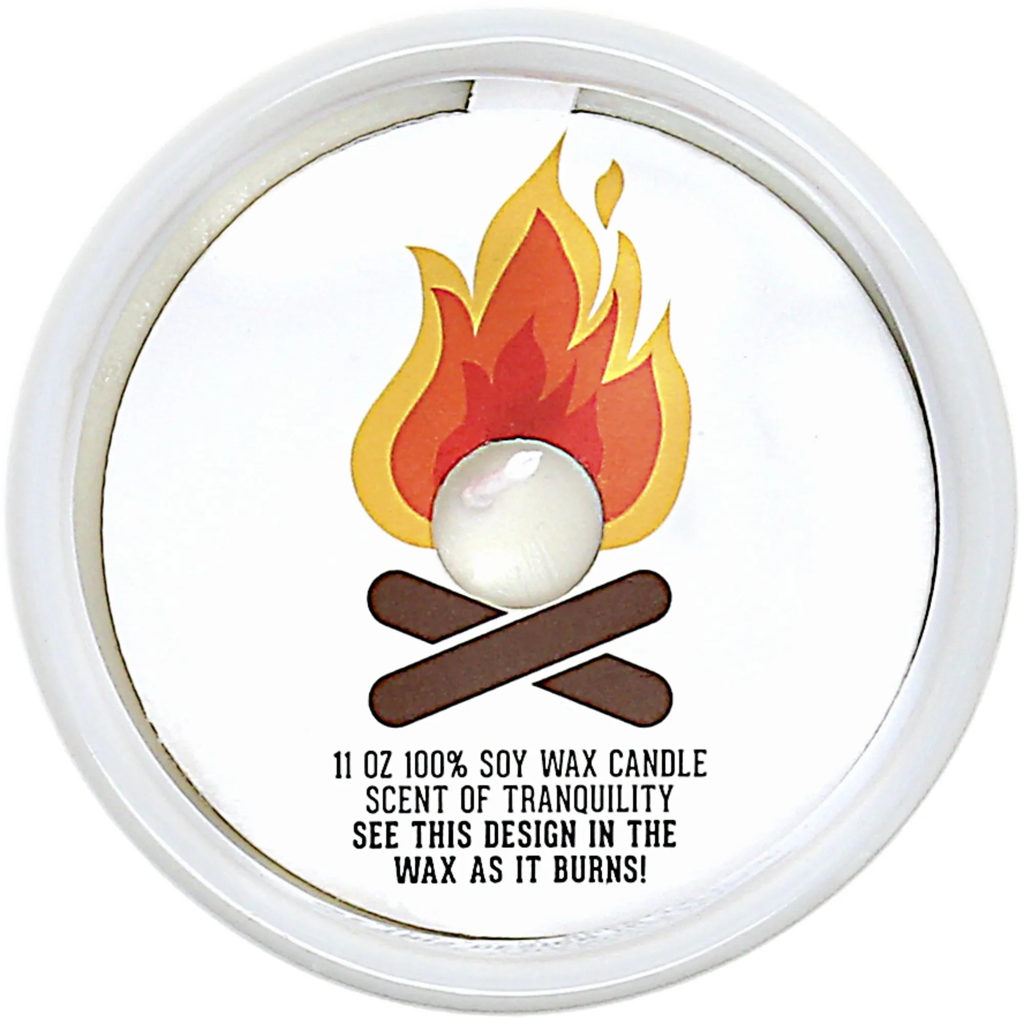 Camp Mode 11 oz - 100% Soy Wax Reveal Candle Scent: Serenity