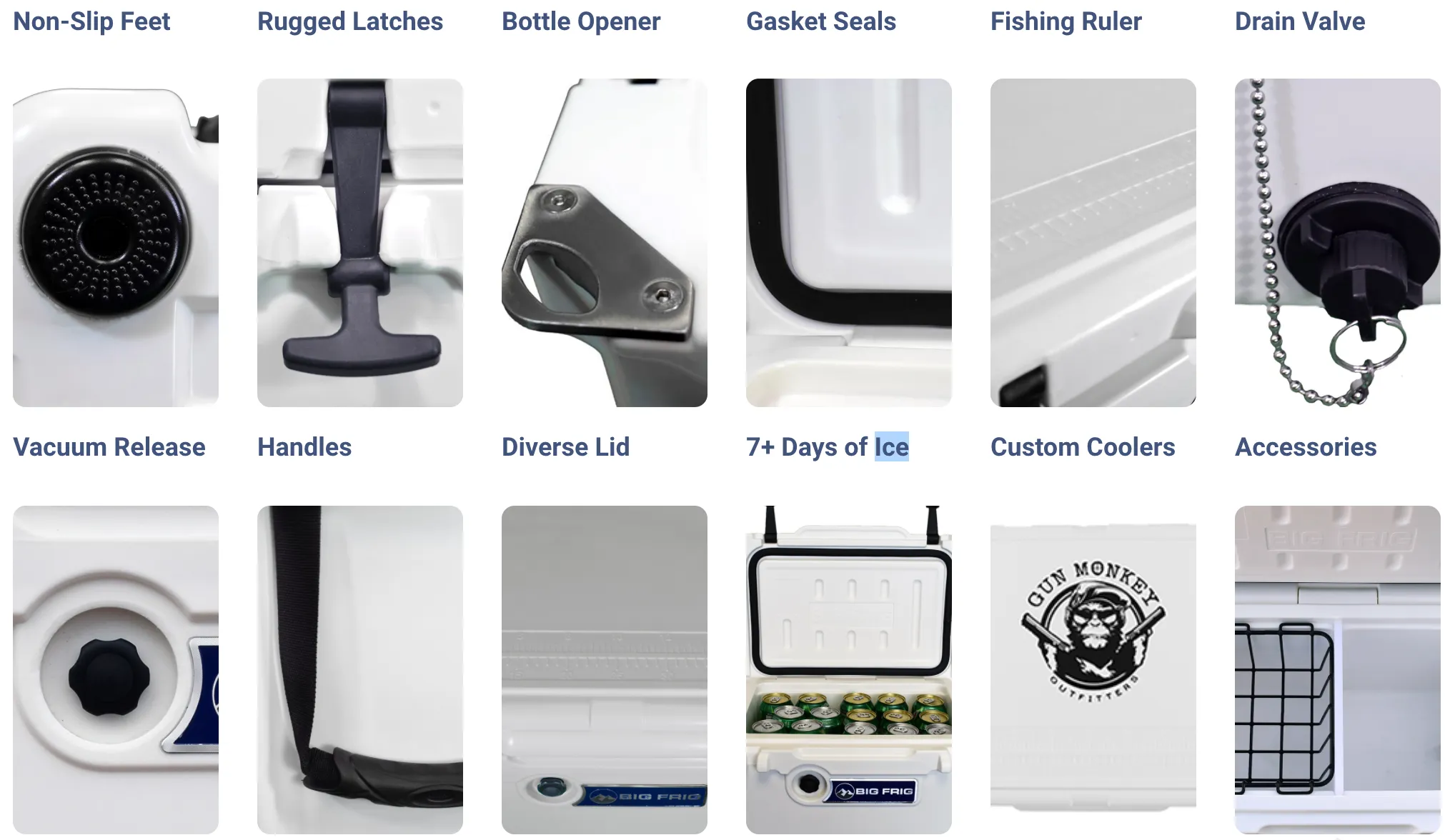 DENALI 45 QT COOLER - WHITE
