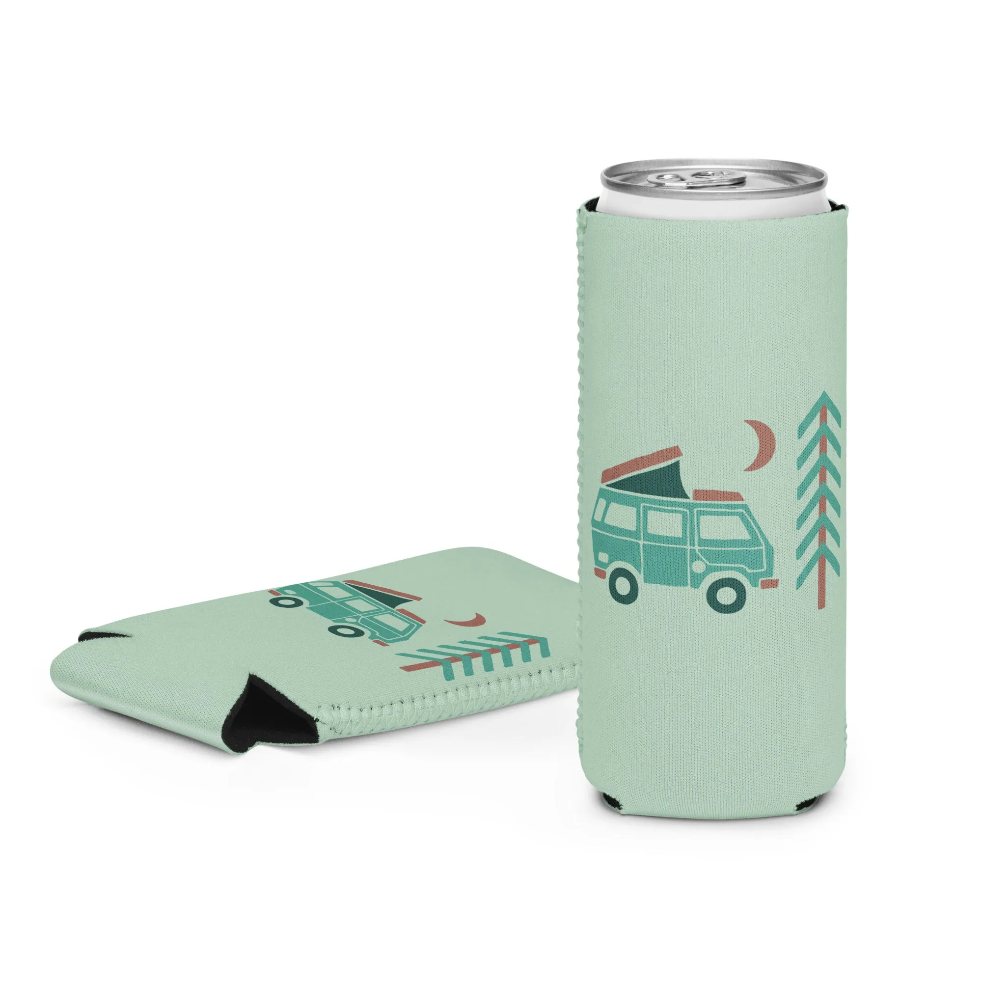 Go Outside Van & Moon Can Coozie