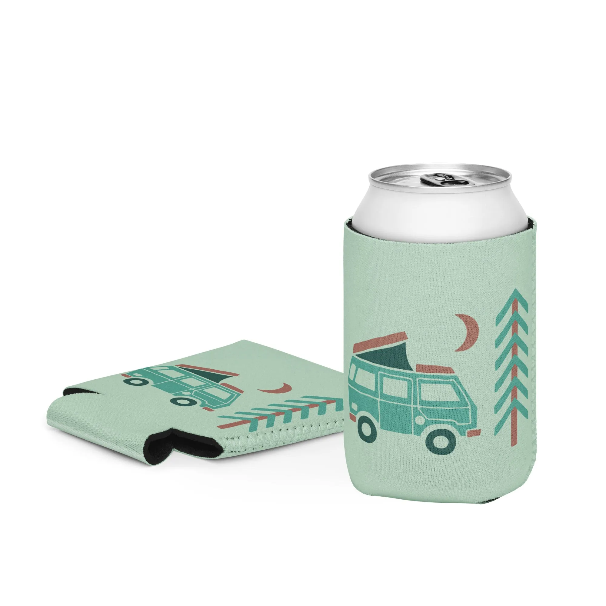 Go Outside Van & Moon Can Coozie