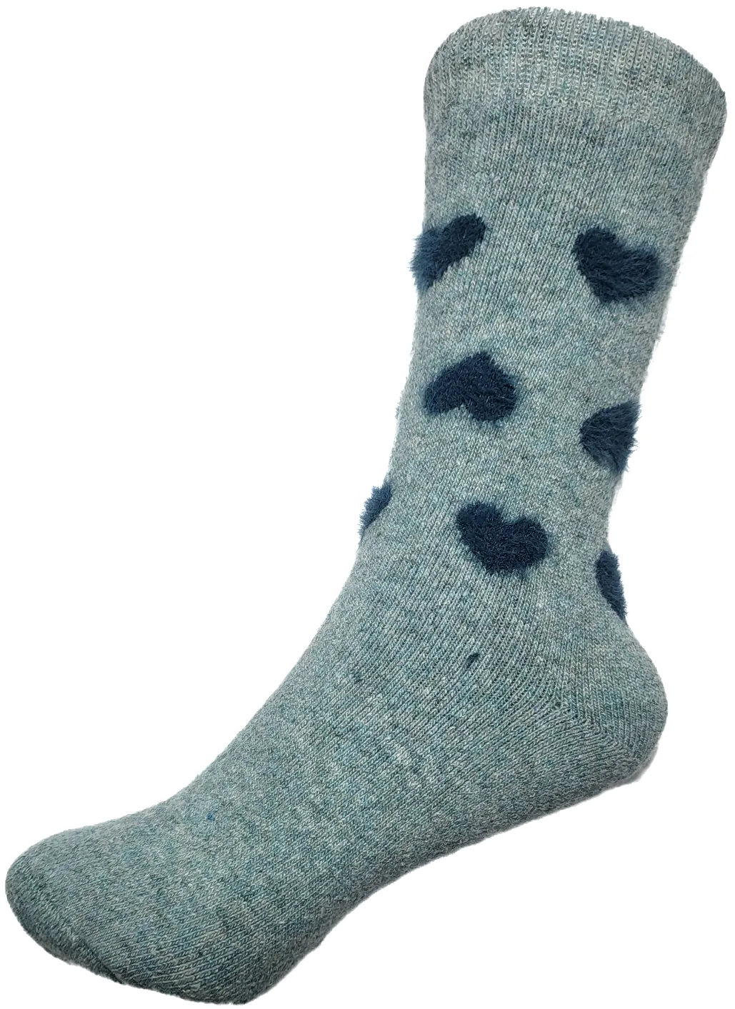 VERA TUCCI HEARTS DESIGN WOMEN'S THERMAL  WINTER SOCKS RMD2305-06-4 NEW FOR AW23!