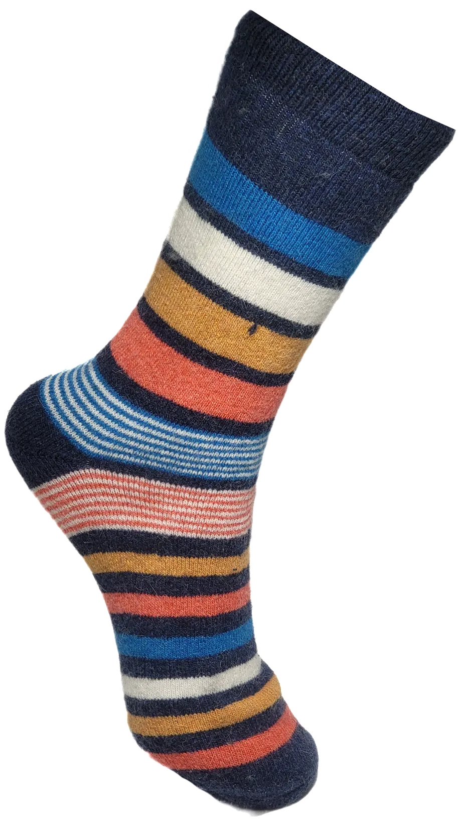 VERA TUCCI STRIPE PATTERN MEN'S THERMAL WINTER SOCKS RMD2305-89-01 NEW FOR AW23!