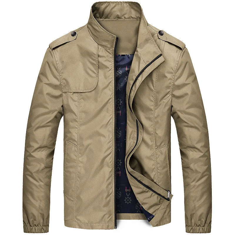 West Louis Solid Windproof Raincoat Jacket