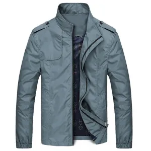 West Louis Solid Windproof Raincoat Jacket