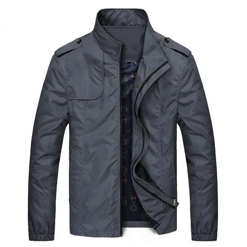 West Louis Solid Windproof Raincoat Jacket