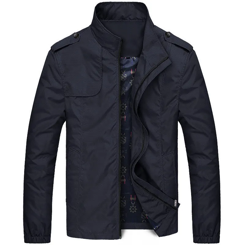 West Louis Solid Windproof Raincoat Jacket