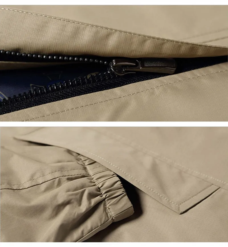 West Louis Solid Windproof Raincoat Jacket