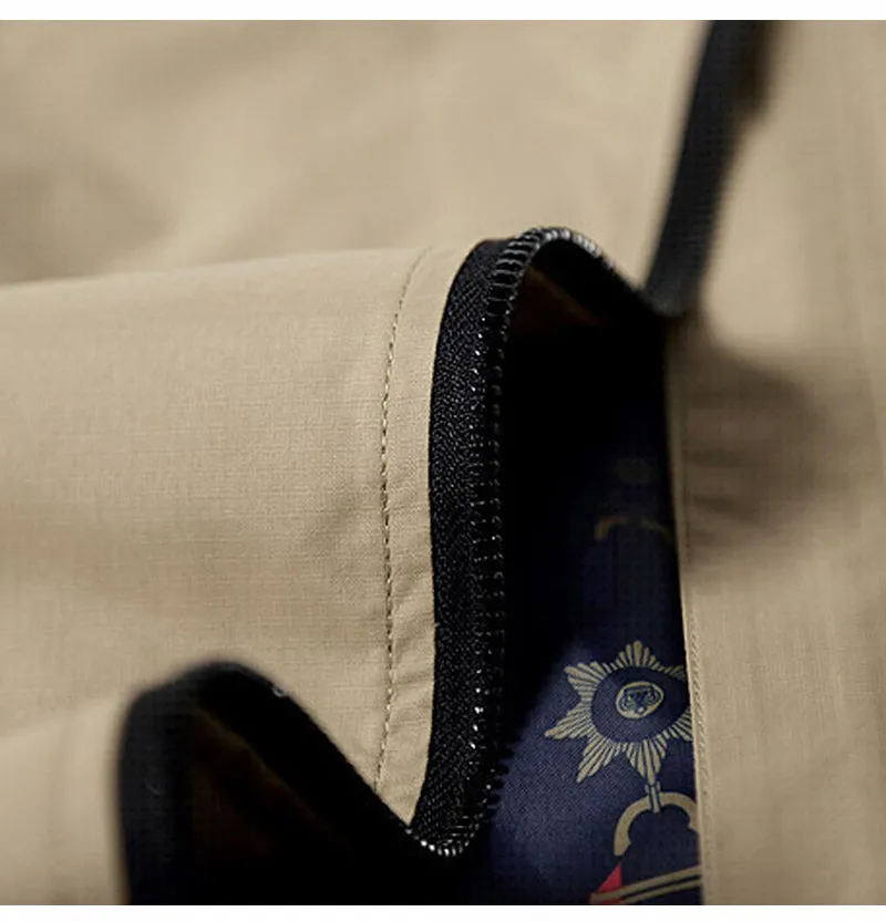 West Louis Solid Windproof Raincoat Jacket