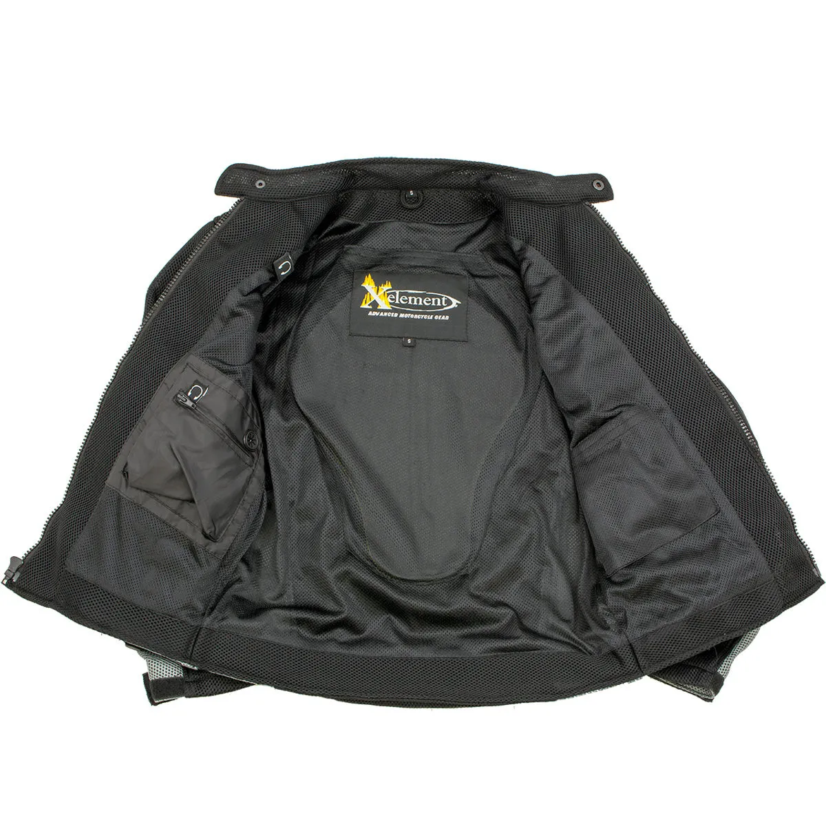 Xelement CF505 Men's 'Phantom Rider' Black Advanced Mesh Sports